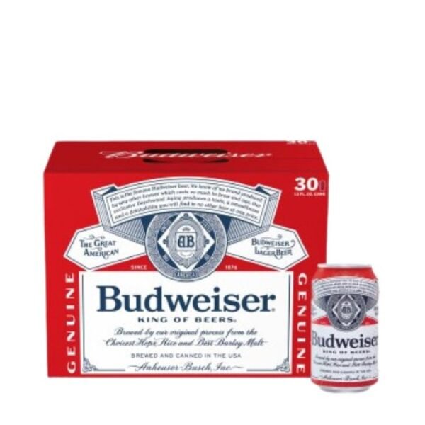 Budweiser 30pk 12oz Cans