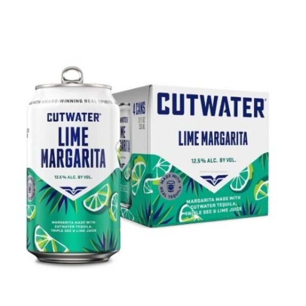 Cutwater Lime Tequila Margarita Cocktail - 4pk/12 Fl Oz