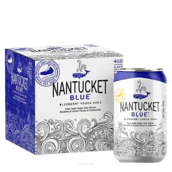 Nantucket Blue Gluten Free Blueberry Vodka Soda