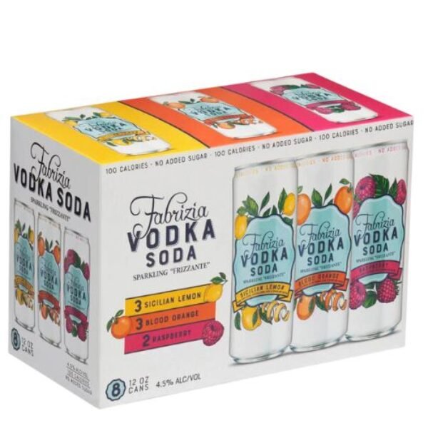 Fabrizia Vodka Soda Variety 8-Pack